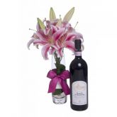 Cilindro com Lírio e Vinho (M)